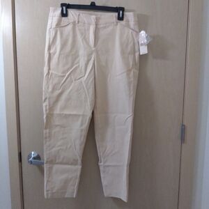 NWT Nanette Lepore Khaki Trousers (10)